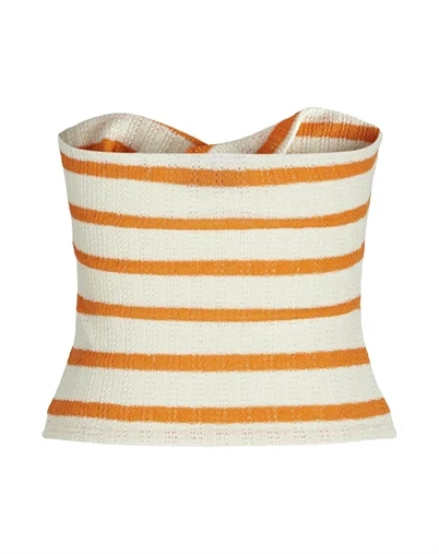 JJXX - JXLinnea Bandeau Twist Top - Persimmon